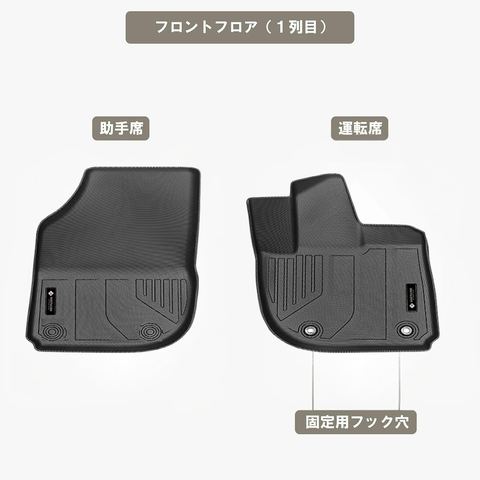 ヴェゼル 立体フロアマット 立体マット | CAPPA 21