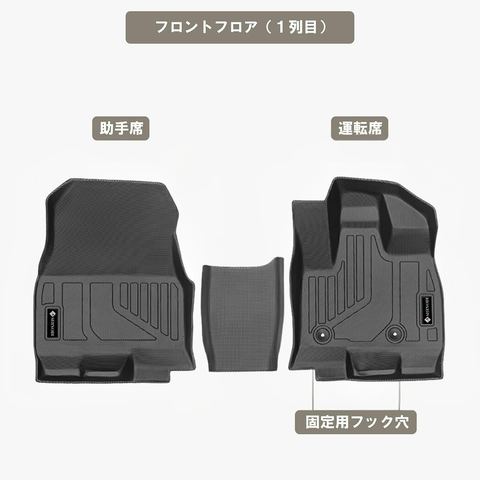 eKクロススペース 立体フロアマット 立体マット | CAPPA 14