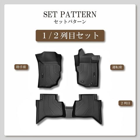 トライトン 立体フロアマット 立体マット | CAPPA 4