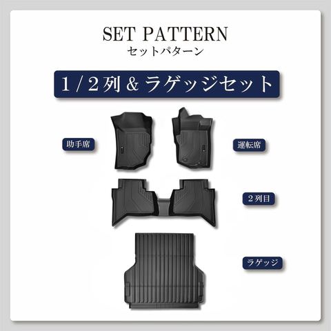 トライトン 立体フロアマット 立体マット | CAPPA 5