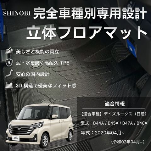 ルークス 立体フロアマット 立体マット | CAPPA 1