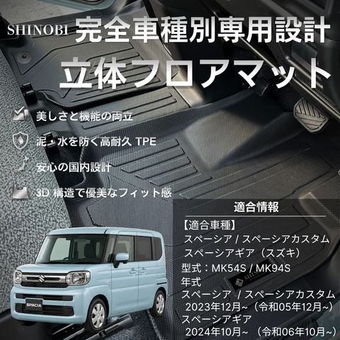 SHINOBI 立体フロアマット