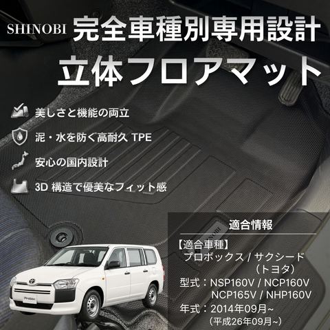 サクシード 立体フロアマット 立体マット | CAPPA 1