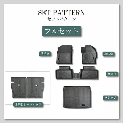 ヤリスクロスハイブリッド 立体フロアマット 立体マット | CAPPA 8