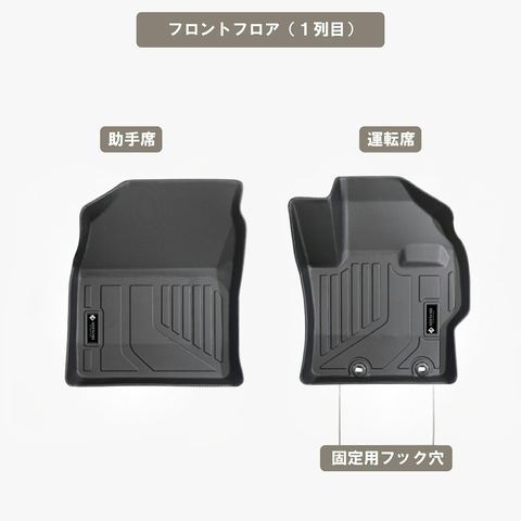 ヤリスクロスハイブリッド 立体フロアマット 立体マット | CAPPA 21