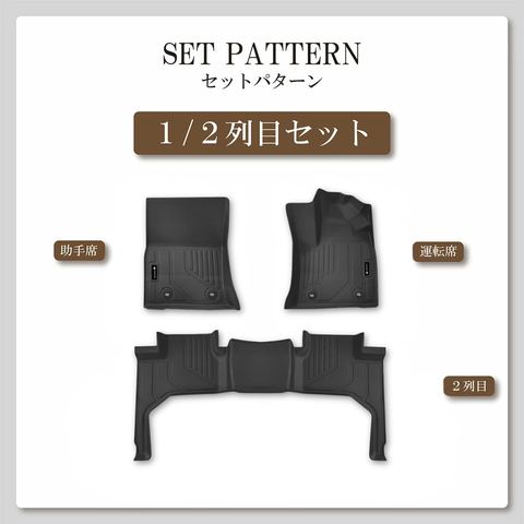 ランドクルーザー300 立体フロアマット 立体マット | CAPPA 4