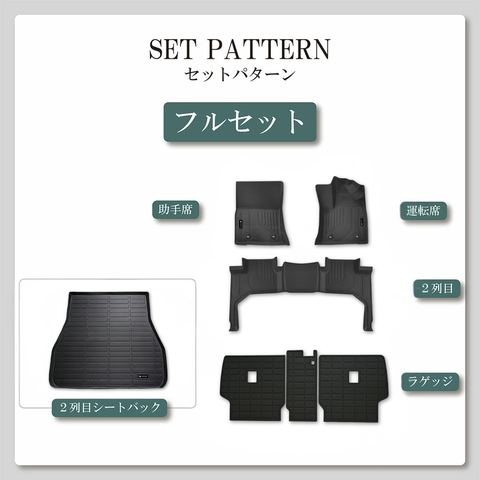 ランドクルーザー300 立体フロアマット 立体マット | CAPPA 8