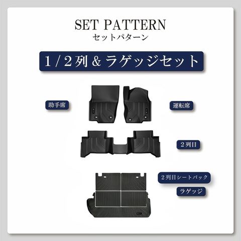 ランドクルーザー250 立体フロアマット 立体マット | CAPPA 6
